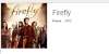 Firefly TV Show Digital HD via