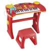 Carousel Light and Sound Keyboard and Red Stool