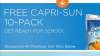 Free 10 pack capri-sun with Prime Now order. Minimum spend