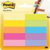 Post-it 12.7 x 44.4 mm Notes Markers Pads - Assorted (Pack of 10)