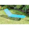  Folding Sun Lounger in Blue or Black, Now £4.99 instore B&M