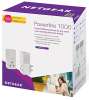 NETGEAR PLP1000-100UKS 1 Port,1000 Mbps, 1 Gigabit Port Powerline Adapter with Extra outlet - Pack of 2