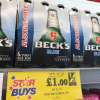  Becks Blue 6 pack £1 @ Home bargains - Hull