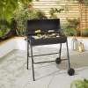 Tesco Charcoal Barrel BBQ with Cover
