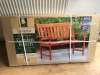  Hardwood garden bench £9.99 from B+M