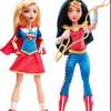 DC Super Hero Girls Wonder Woman or SuperGirl Action Dolls