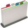 Joseph Joseph Index Chopping Board Set - Silver, Set of 4 (20 cm x 30 cm)