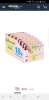 Jhonson baby wipes 18 packs