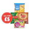 Nisa family meal deal / chicken nuggets / chips / peas / arctic roll