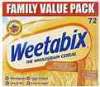 Weetabix 72 pack 3 packs