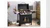 4 burner gas BBQ with Side burner
