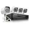 Zmodo 4CH 720P PoE NVR HD Security Camera System with 4 Indoor/ Outdoor Night Vision 720P Security Cameras 1TB HDD Smartphone Scan QR Code Quick Remote Access