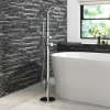 Freestanding AND thermostatic bath tap