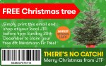 Free 6ft nordmann fir christmas tree FREE FREE with any purchase