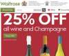 Waitrose all wine when you buy three bottles or more