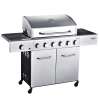 Outback Meteor 6 burner stainless steel hooded gas BBQ