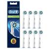 Oral-B CrossAction Electric Toothbrush Replacement Heads Powered by Braun - Pack of 8 Subscribe & Save