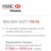 32 month 0% balance transfer, 0.6% fee, £25 cashback @ HSBC