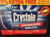 18 crystale dishwasher tablets