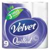  Velvet Quilted Toilet Rolls (9) ONLY £3.00 @ Co-op Foods (INSTORE ONLY)