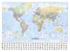 Colins World Map Wall Poster 40" x 54"/100cm x 140cm
