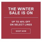 Timberland Winter Sale 40% off selected lines! Plus free standard delivery and returns