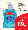  Carex Hand Wash (250ml + 33% extra) (Varieties as stocked) ONLY 89p @ Savers