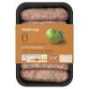 British Pork Sausages with Bramley Apple 400g - 6 pack with PYO