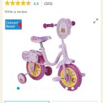 Peppa Pig 10" bike with stabilisers
