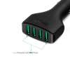 AUKEY 4 Ports Car Charger 9.6A/48W £5.00 (Prime) or £6.99 (non prime)