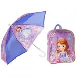 Disney Sofia the First Backpack and Umbrella Set