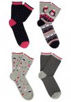Obligatory Xmas Socks! 4 Pairs £2.50 (From 4.50) Tesco Clothing (4 sets to choose from)