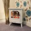  1800W Electric Fireplace Heater Fire Place Stove Fan Log Burning Flame Effect - White £55.99 @ 365-online_shopping / Ebay