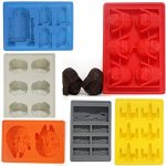 Star Wars Theme Style Moulds Silicone Ice Tray for Ice Cubes-Chocolate- Set of 6