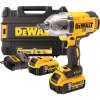 DeWalt DCF899P2-GB IMPACT WRENCH 1/2" SQUARE DRIVE 18VOLT XR BRUSHLESS WITH 2x5AMP-HOUR LI-ION BATTERIES & KITBOX