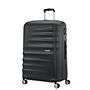 American Tourister Wavebreaker 4 Wheel Black Large Suitcase with code
