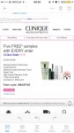 Clinique 5 free deluxe sample with any purchase today only NOW ENDS 8pm