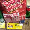  Golden Wonder 24 Variety Pack Crisps £2.50 in Home Bargains