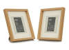 Natural or Black Boxed Photo Frame-6 x 6 Inch (2 Pack)