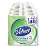 Velvet White Toilet Roll Tissue Paper- 40 Roll