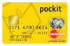  Pockit MasterCard free £5 with £10 credit loaded