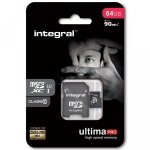 Integral 64GB Ultima Pro Micro SDXC Card UHS-I U1 Class 10 - 90MB/s