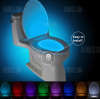 SMART Bathroom Toilet Nightlight Led Seat (with ahem! Motion Sensor) Lamp 16 Color (x2)