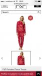 Reindeer fleece Pyjamas £8.00 @ tesco f&f online