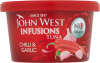  John West Infusions No Drain Tuna Chilli & Garlic (80g) was £1.49 now 74p @ Iceland