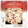 Large Chilled Fresh Cream Strawberry Gateau 780G, Cheesecake selection 600g, Chocolate Log, Mandarin Dotty Cheesecake 980g