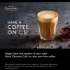  Free coffee from Hotel Chocolat