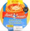  Aunt Bessie's Baked Beans and Cheese filled Yorkshire Pudding 79p @ Heron