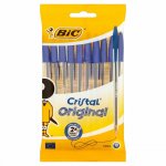 Bic Cristal 10 Blue Pen
