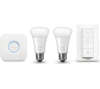 PHILIPS Hue White Ambiance Starter Kit (Includes 2 Bulbs, Dimmer switch and hub)